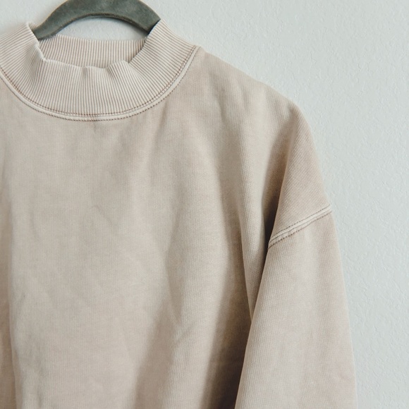 We The Free by Free People Beige Crewneck Sweatshirt - Picture 5 of 8